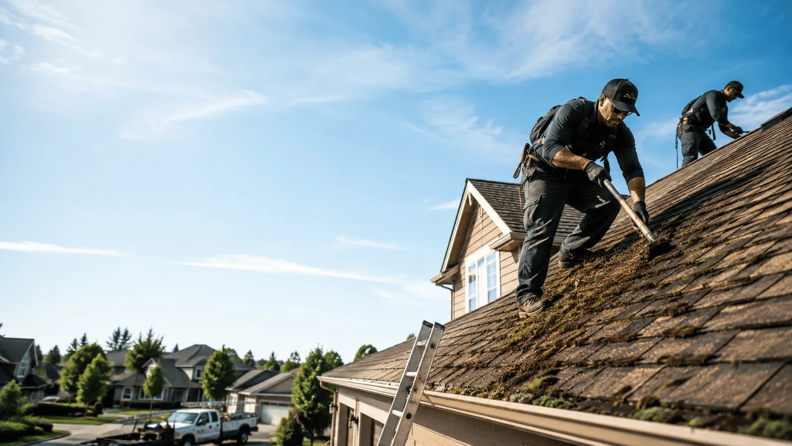 Roof Moss Removal in Lueders, TX near me